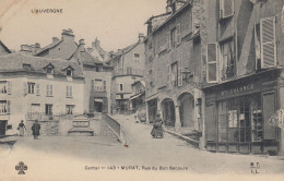 Delcampe - France  Cantal  Murat Rue Du Bon Secours - Murat