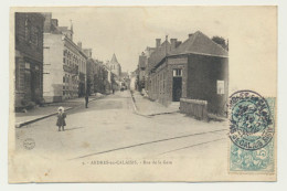 Delcampe - ARDRES EN CALAISIS - Rue De La Gare - Animée - Ardres