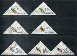 Delcampe - MONGOLEI 1279-1285 Canc. - Käfer, Beetles, Coléoptères - MONGOLIA / MONGOLIE - Mongolei