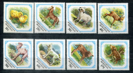 Delcampe - MONGOLEI 1479-1486 Mnh - Jungtiere, Young Animals, Jeunes Animaux - MONGOLIA / MONGOLIE - Mongolei