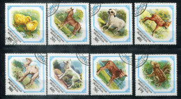 Delcampe - MONGOLEI 1479-1486 Canc. - Jungtiere, Young Animals, Jeunes Animaux - MONGOLIA / MONGOLIE - Mongolei