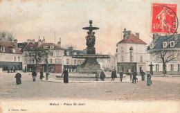 Delcampe - MELUN - PLACE SAINT JEAN - Melun
