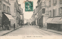 Delcampe - MELUN - RUE DE SAINT ETIENNE - Melun