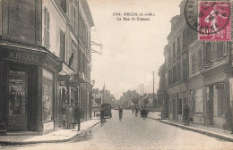 Delcampe - MELUN - LA RUE SAINT ETIENNE - Melun