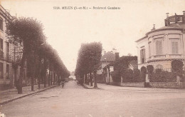 Delcampe - MELUN - BOULEVARD GAMBETTA - Melun
