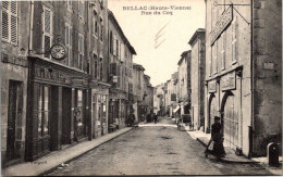 Delcampe - 87 BELLAC - Rue Du Coq - Commerces - Bellac