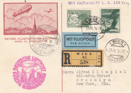 Delcampe - Zeppelin - Autriche - 24/09/36- Vol Vers New York USA - Zeppelins