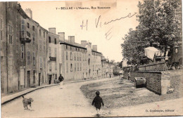 Delcampe - 87 BELLAC - L'Hopital, Rue Vergnaud - Bellac