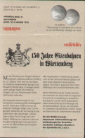 Catalogue MÄRKLIN 1995 - 150 Jahre Eisenbahnen In Württemberg  - En Allemand - Deutsch