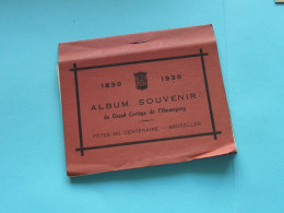 Delcampe - 1830 - 1930 Album Souvenir ( LOSSE Kaarten ) Du Grand Cortège De L'Ommegang ( Zie / Voir SCAN ) Fêtes Du Centenaire BR ! - Feiern, Ereignisse