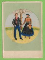 Delcampe - Faro - Montanheiros - Costumes Portugueses - Ilustrador - Portugal - Faro