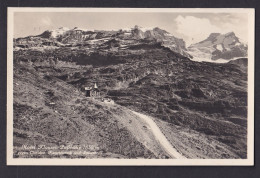 Delcampe - Hotel Klausen-Plasshohe 1850 M, Gegen Clariden Kammlistock Und Scheerhirn / Postcard Circulated, 2 Scans - Hotels & Gaststätten