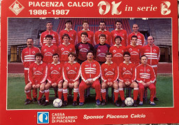 Delcampe - Piacenza Calcio 1986 1987 Promozione In Serie B ITALIA Squadra Di Calcio Football - Fussball