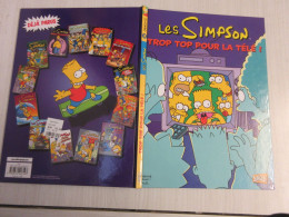 BD Les SIMPSON 14 TROP TOP POUR La TELE ! - Matt Groening - 2011 - Ed. Jungle - Lucky Luke