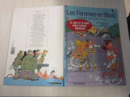 BD Les FEMMES En BLANC 5 - J'ETAIS INFIRMIERE HIER - Bercovici Cauvin - 1987 - Lucky Luke