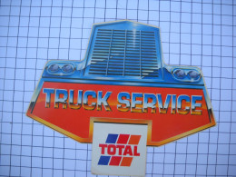Delcampe - AUTOCOLLANT  Stickers,  TRUCK  SERVICE TOTAL - Autocollants