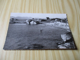 Delcampe - CPSM Trégastel (22).Plage De Coz-Pors - Carte Animée. - Trégastel