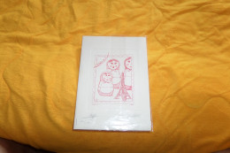 Delcampe - DOCUMENT GRAVURE POUPEES RUSSES DESSIN BOSQUET GILLES, GRAVURE BARA PIERRE..ART GRAVURE NUMEROTE..SIGNE - Documents De La Poste