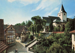 Delcampe - Bad Orb - Spessart - Kleines Haus Und St. Martinskirche - Postkarte BRD - Ungelaufen - Bad Orb