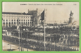 Delcampe - República Portuguesa - Lisboa - Parada Em Honra Dos Vencedores Dos Cuamatas - Militar - F. A. Martins - Portugal - Lisboa