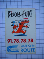 Delcampe - AUTOCOLLANT  Stickers,   BISON FUTE  Information Routière  Route 3615  Route - Autocollants