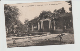 Delcampe - Dav :  Cambodge : Pnom Penh , Jardin D Ela  Ville ,la  Volière - Kambodscha
