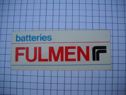Delcampe - AUTOCOLLANT  Stickers , BATTERIES FULMEN - Autocollants