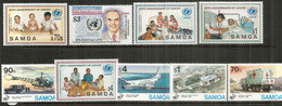 Delcampe - Fonds Des Nations-Unies Pour L'Enfance UNICEF.  9 Timbres Neufs ** Des îles SAMOA. Côte 25,00 Euro - Samoa (Staat)
