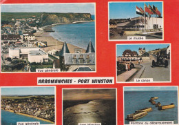 Delcampe - ARROMANCHES- PORT WINSTON    --1971 -- Multivues ....tp ...cachet - Arromanches