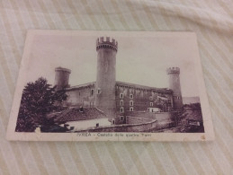 Delcampe - CARTOLINA IVREA- CASTELLO DELLE 4 TORRI - VIAGGIATA PERIODO REGNO FORMATO PICCOLO - Autres Monuments, édifices