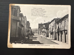Delcampe - VILLAROSA (ENNA) CORSO REGINA MARGHERITA 1952 - Enna