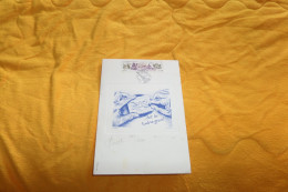 Delcampe - DOCUMENT ART DU TIMBRE GRAVE NUMEROTE 557/1400 ET SIGNE + CACHETS PLUSIEURS REGIONS + TIMBRES - Documents De La Poste