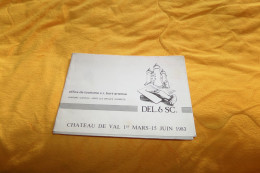 Delcampe - POCHETTE DE 12 FEUILLETS EDITEE PAR L'OFFICE DE TOURISME S.I. BORT-ARTENSE..CACHETS HOMMAGE A MICHEL MONVOISIN 1983 - Documents De La Poste