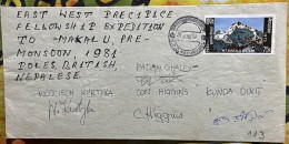 Delcampe - Himalaya, Makalu, Mountaineering, Expedition, Autograph,alpinism,climbing,nepal, Signed Cover - Bergsteigen