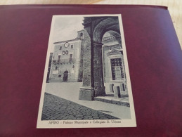 Delcampe - CARTOLINA APIRO- PALAZZO MUNICIPALE E COLLEGIATA S. URBANO- VIAGGIATA 1937 FORMATO PICCOLO - Macerata