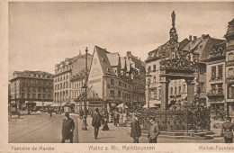Delcampe - MAINZ. Marktbrunnen Market Fountain 1924 - Mainz