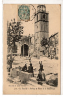 Delcampe - CPA 83 - 713 - LE BAUSSET - HORLOGE ET PLACE DE LA REPUBLIQUE - Le Beausset