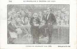 Delcampe - La Pharmacie à Travers Les Ages  - Ecole De Pharmacie Vers 1905 - Kunsthandwerk