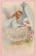 Delcampe - ANGES - Ange Au Dessus D'un Berceau - Engelen