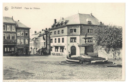 Delcampe - Belgique-België  CP Neuve Saint-Hubert Place De L'Abbaye - Saint-Hubert