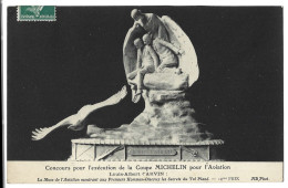 Delcampe - Aviation -  Concours  Pour L'execution  De La Coupe Michelin  Pour L'aviation  Louis Albert  Carvin   - La Muse De L'avi - Flieger