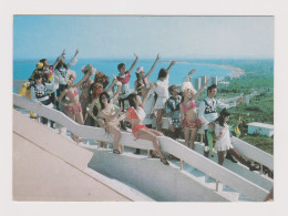 Delcampe - Summer Resort Scene, Sexy Young Women Oriental Dancers, Vintage Photo Postcard RPPc Pin-Up (74011) - Pin-Ups