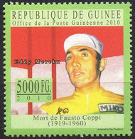 Delcampe - GUINEA 2010 - 1v - MNH - Eddy Merckx - Belgium - Cycling Cyclisme Velo Ciclismo Radfahren Wielersport Belgique - Cyclisme