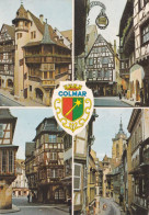 Delcampe - COLMAR--1976 --  Multivues Des Rues ....blason .....tp ....cachet - Colmar
