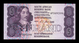 Sudáfrica South Africa 5 Rand Bartholomeus Vermuyden 1990-1994 Pick 119e Ebc Xf - South Africa