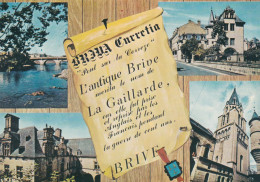Delcampe - BRIVE --   Multivues  .... Son Histoire Sous Forme De Parchemin - Brive La Gaillarde