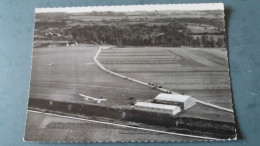 Delcampe - CPSM VUE AERIENNE DU CAMP D AVIATION DE CESSIEU MOUCHON ISERE AERODROME AEROPORT ED CALLARD 1955 - Aerodrome