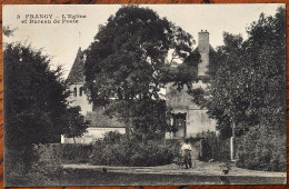 Delcampe - 74 : Frangy - L'Eglise Et Bureau De Poste - Animée : Petite Animation - Plan Inhabituel - (n°31057) - Frangy