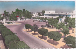 Delcampe - MAROC MOROCCO - MEKNES - PLACE POEYMIRAU ET LE LYCEE - Meknes
