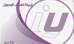 Delcampe - LIBYA - Libyana Prepaid Card LYD10, Used - Letonia